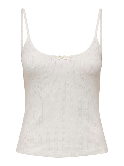 Camisa Regular Salsa Detail Singlet - Cloud Dancer