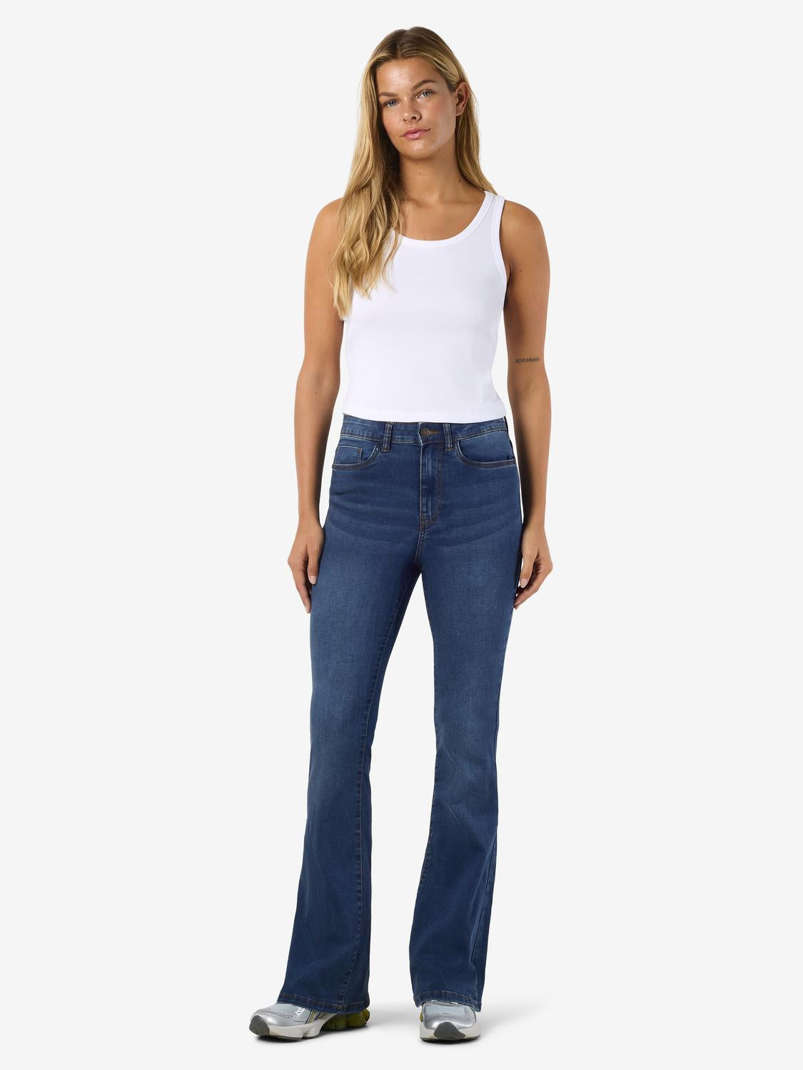 Jean Flare Sallie - Medium Blue Denim
