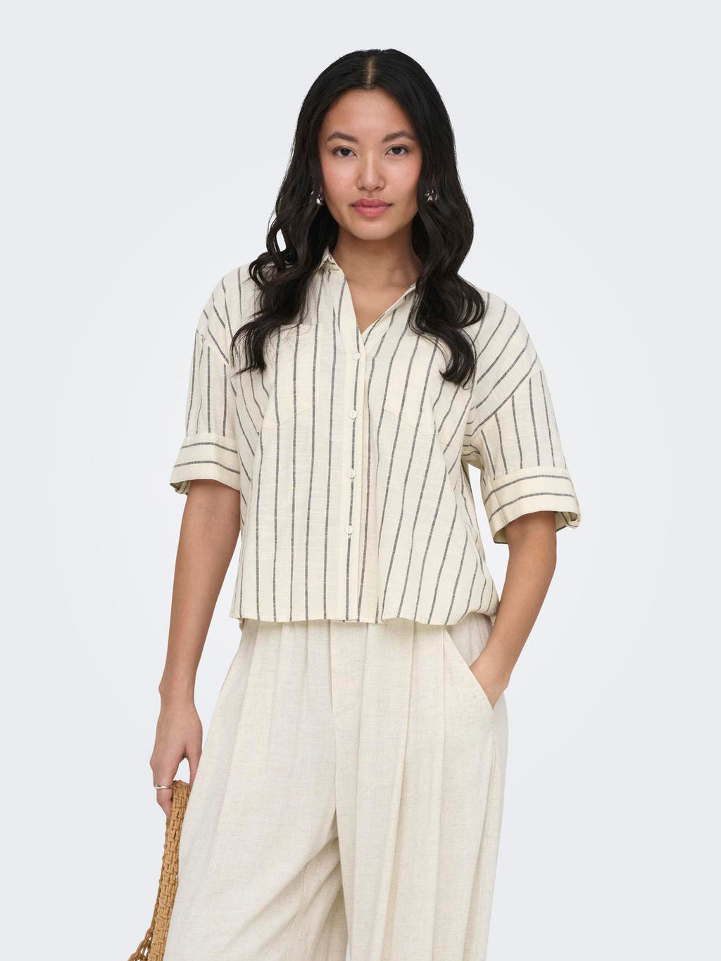 Camisa Regular Tizana - Silver Lining