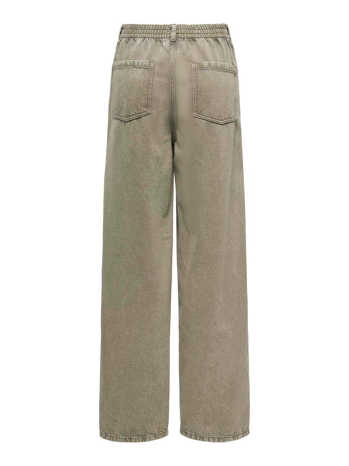 Pantalón Loose Tory Tiro Medio - Smokey Olive