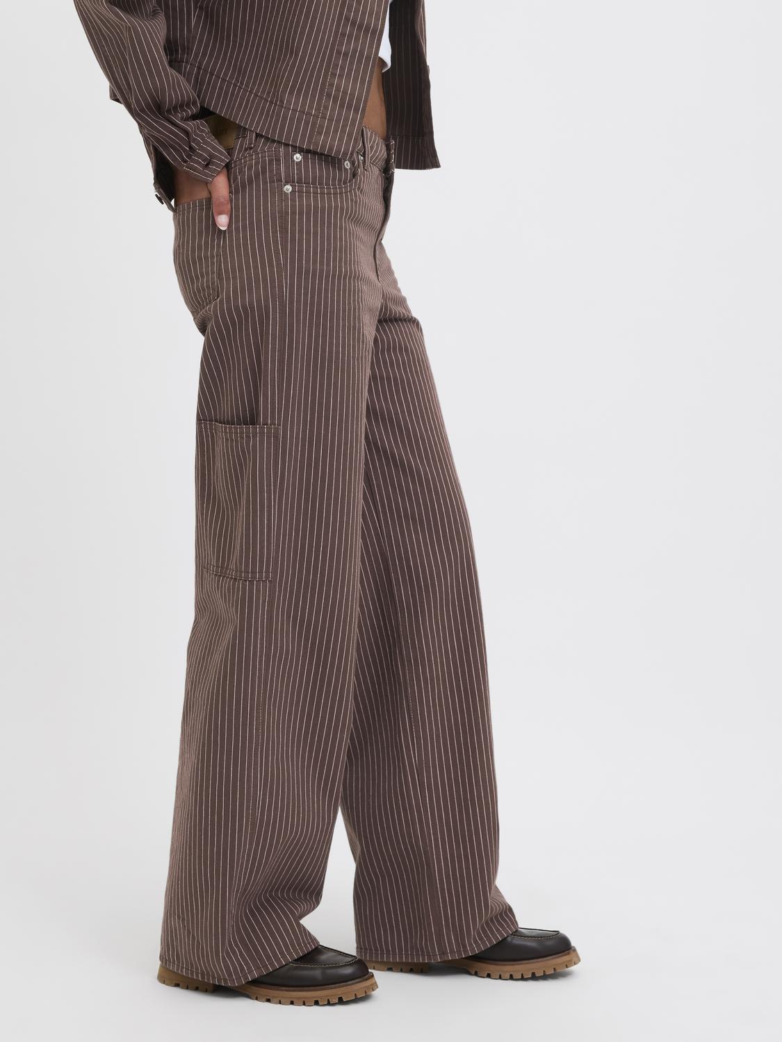 Pantalón Wide Leg Amy Maddy Tiro Medio - Bracken