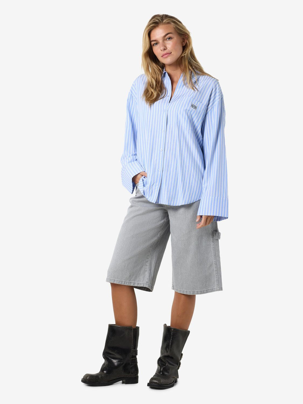 Camisa Regular Frida - Sky Blue