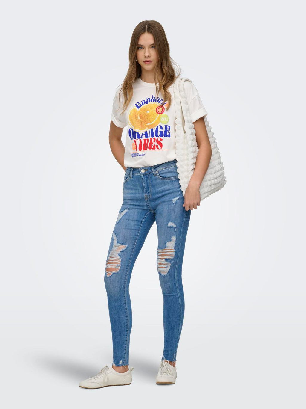 Top Loose Bolette - Cloud Dancer