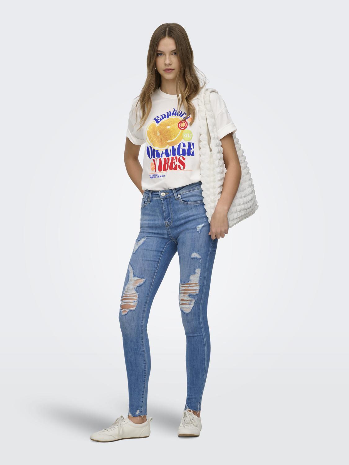 Top Loose Bolette - Cloud Dancer