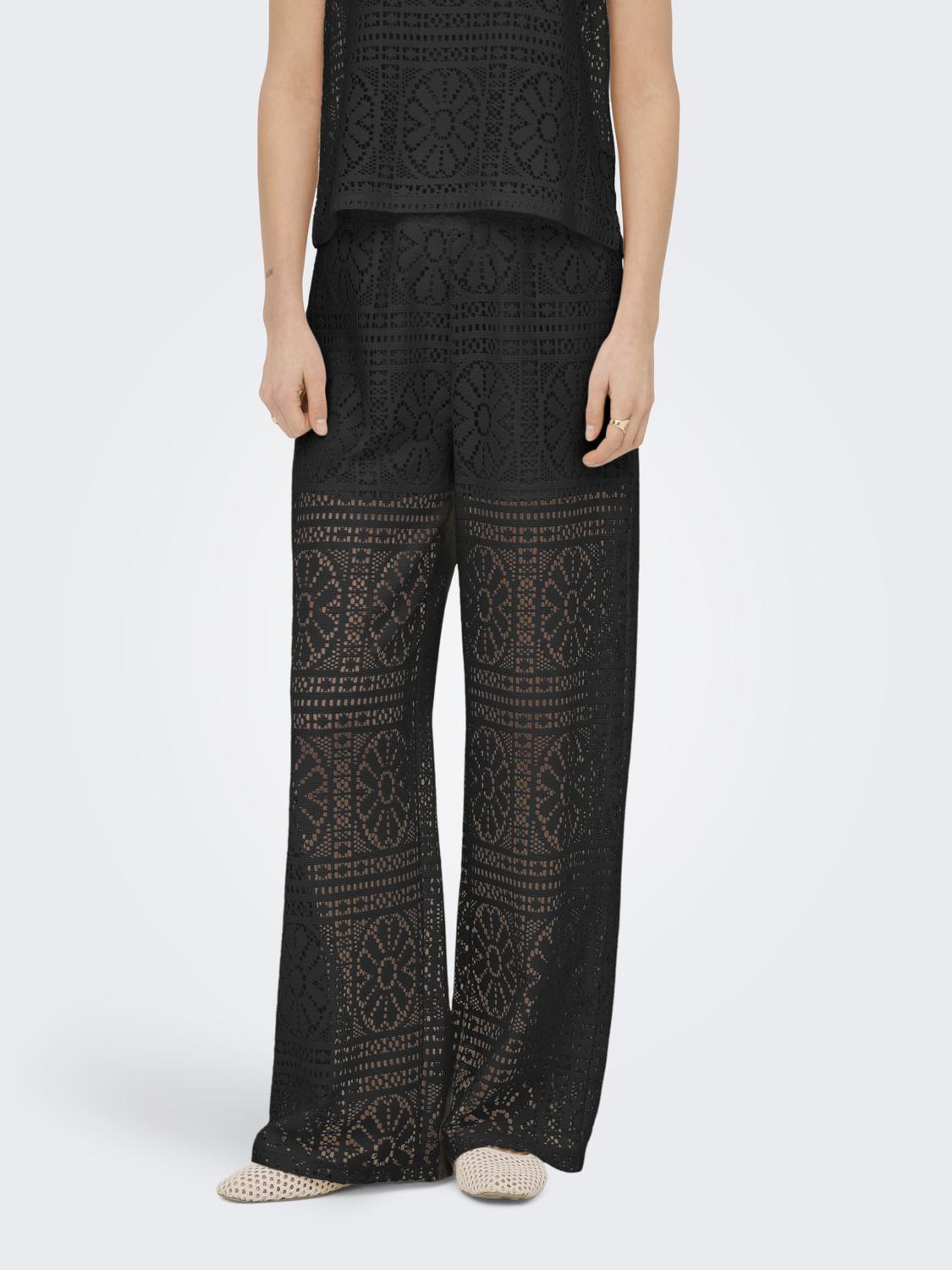 Pantalón Wide Leg Lian - Black