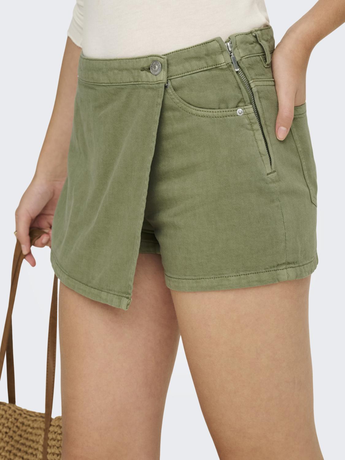 Pollera Silla Tiro Medio - Oil Green