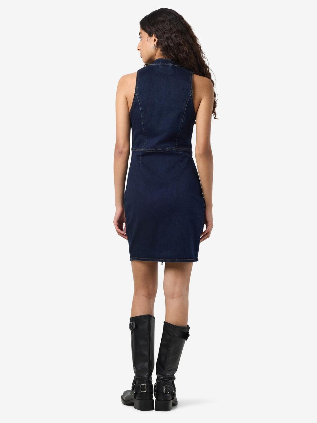 Vestido Slim Mine - Dark Blue Denim