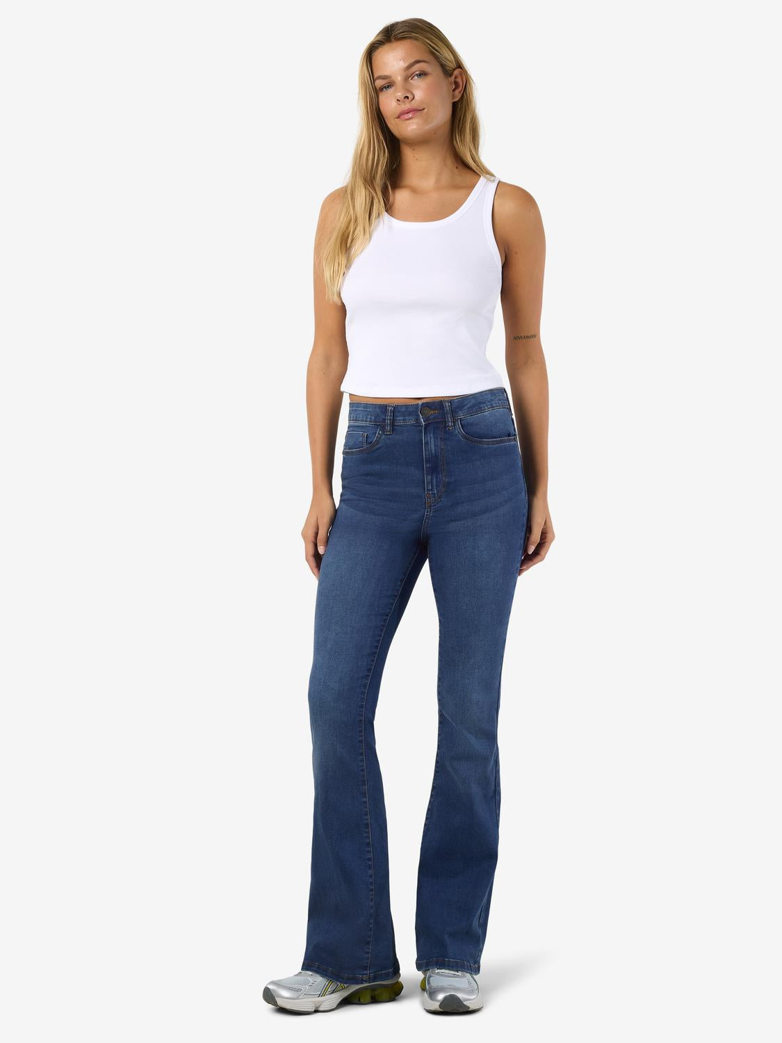 Jean Flare Sallie - Medium Blue Denim