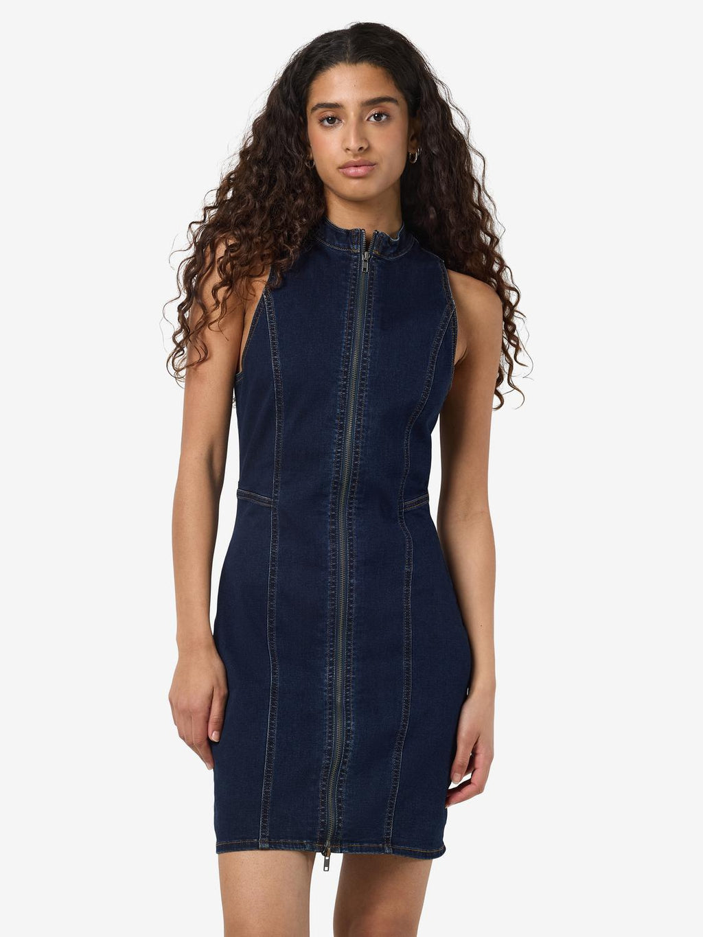 Vestido Slim Mine - Dark Blue Denim