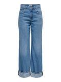 Jean Wide Leg Hope Tiro Alto - Medium Blue Denim