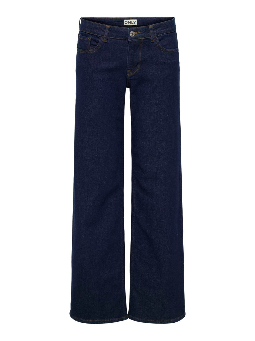 Jean Wide Leg Judy-O Tiro Bajo - Dark Blue Denim