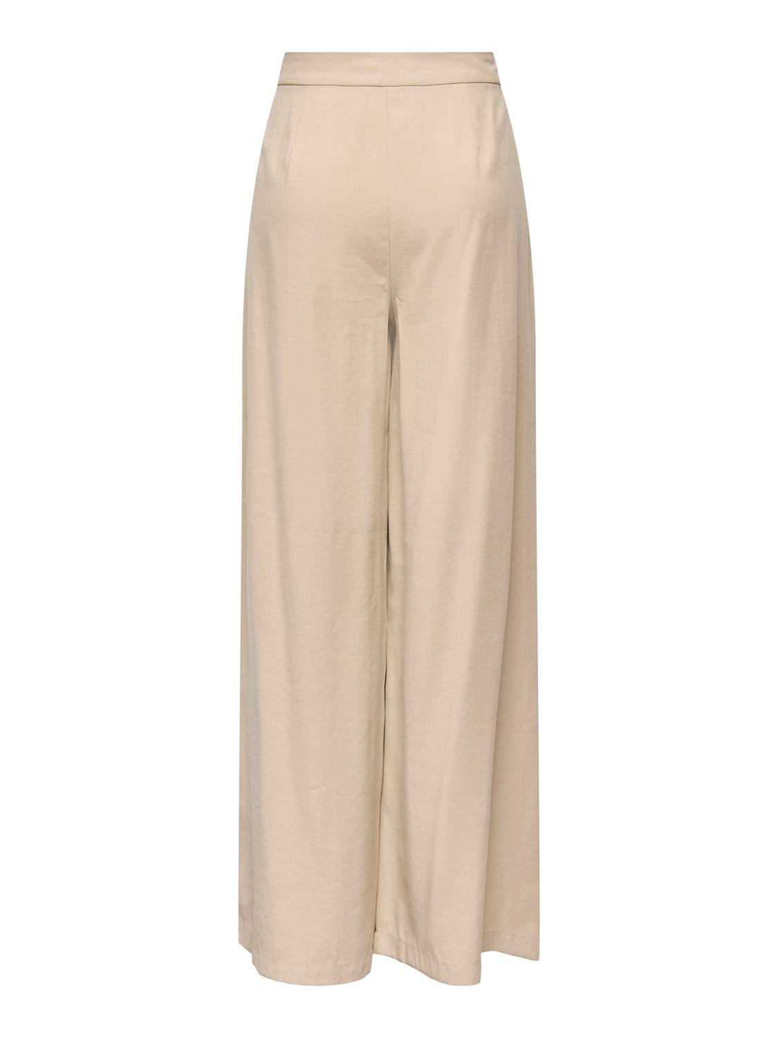 Pantalón Wide Leg Tila Life Tiro Alto - Humus