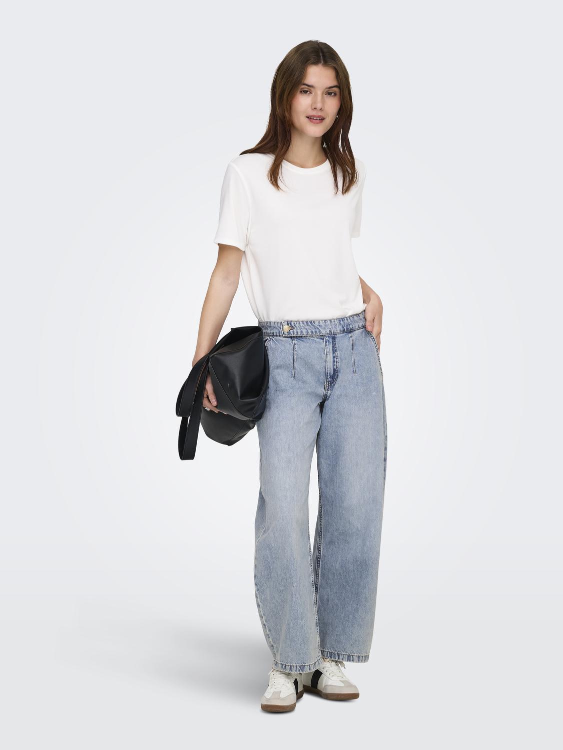 Jean Barrel Savona - Light Blue Denim