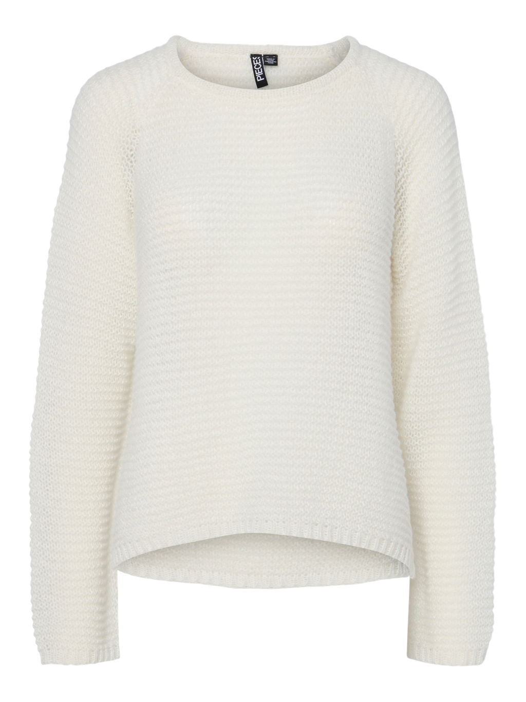 Sweater Toya Ls O-Neck - Cloud Dancer