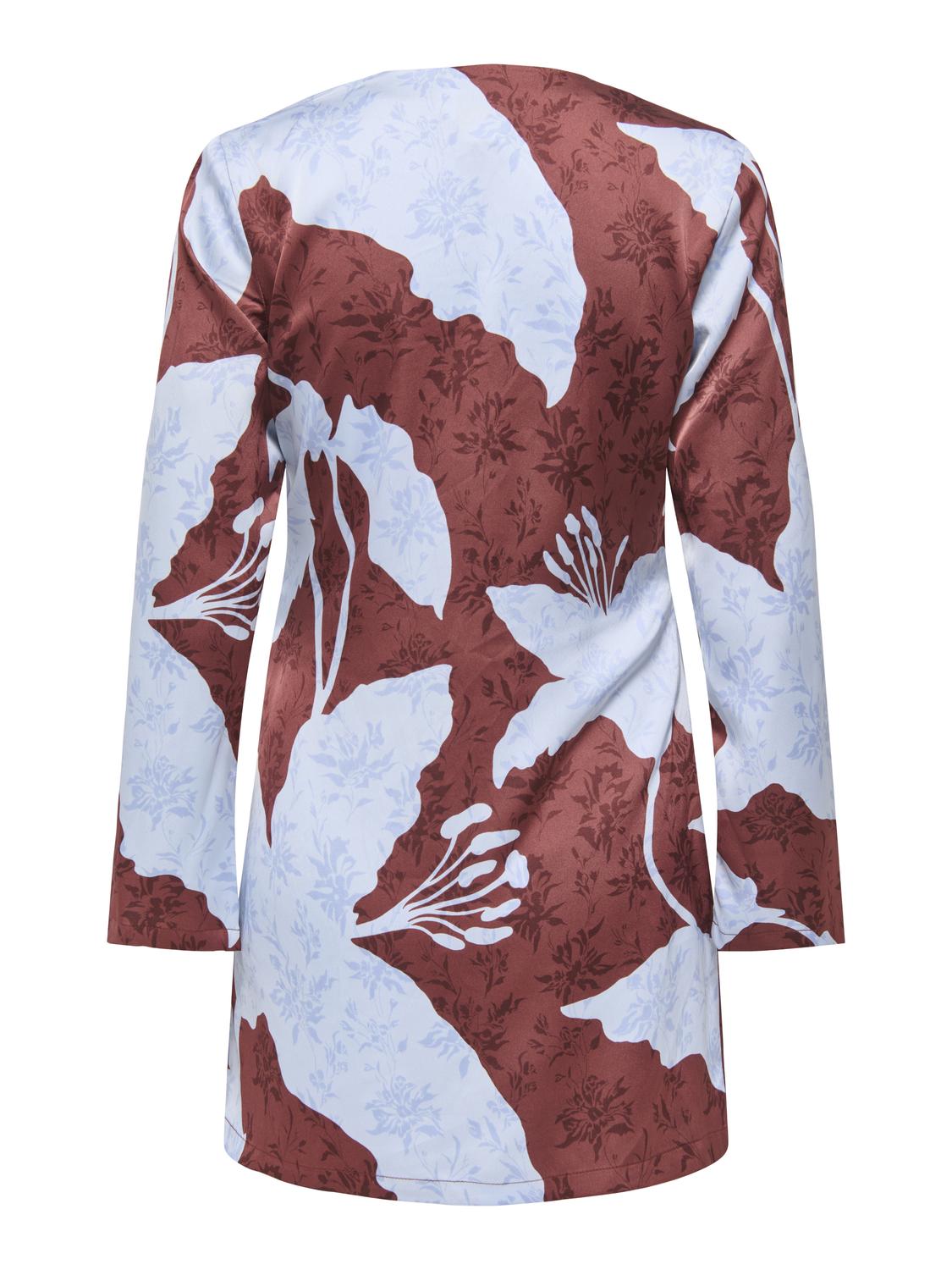 Vestido Regular Freylia - Hot Chocolate