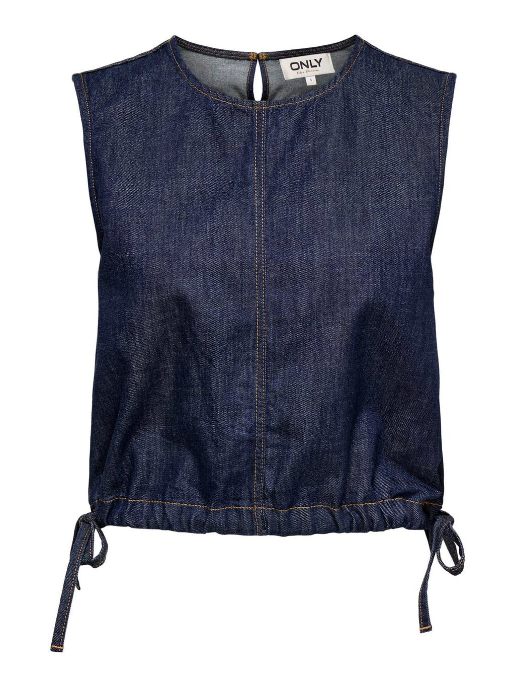 Top Boxy Sonnet - Dark Blue Denim