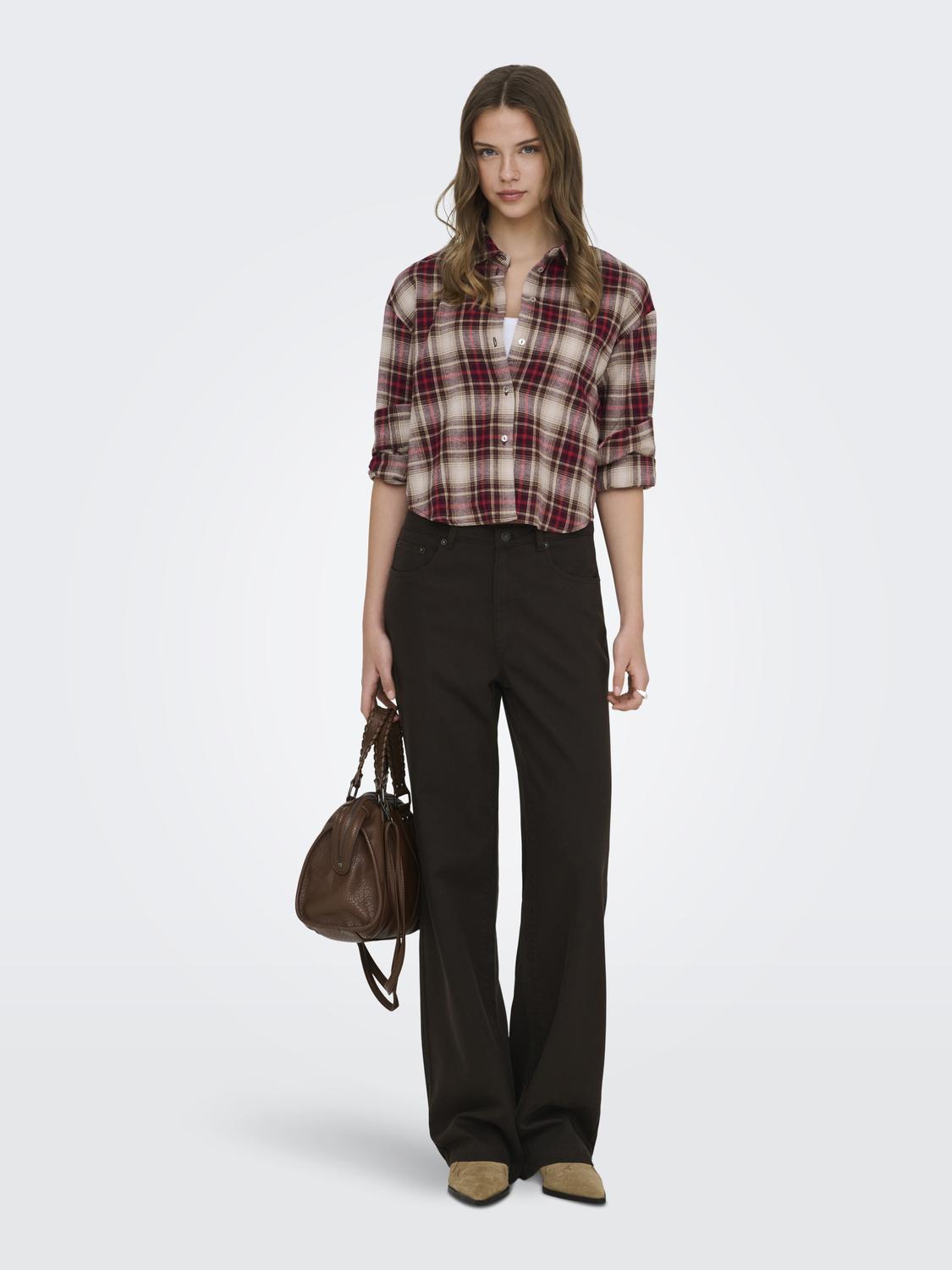 Pantalón Wide Leg Juicy-Soft Tiro Alto - Black Coffee