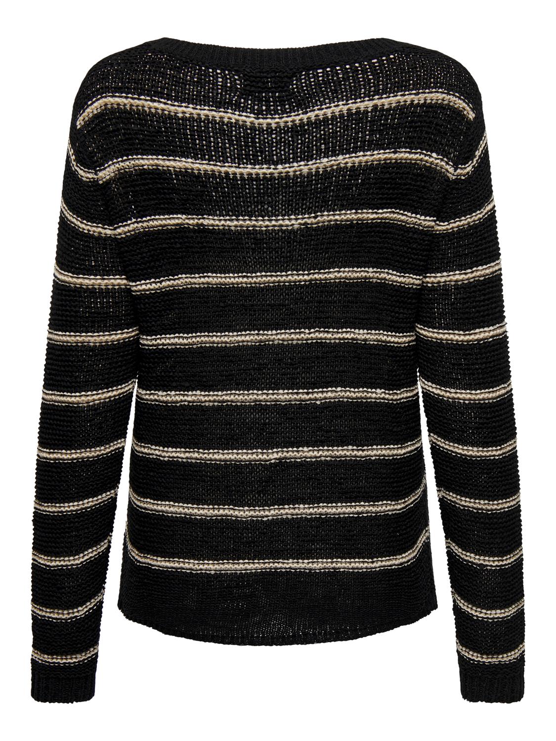 Sweater More Stripe - Black