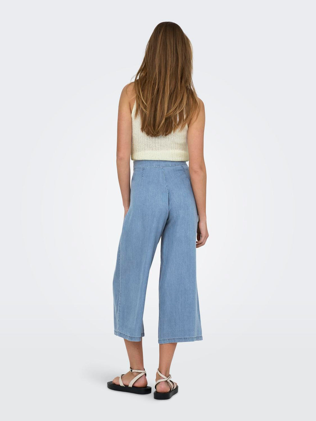 Pantalón Wide Leg Charis - Medium Blue Denim