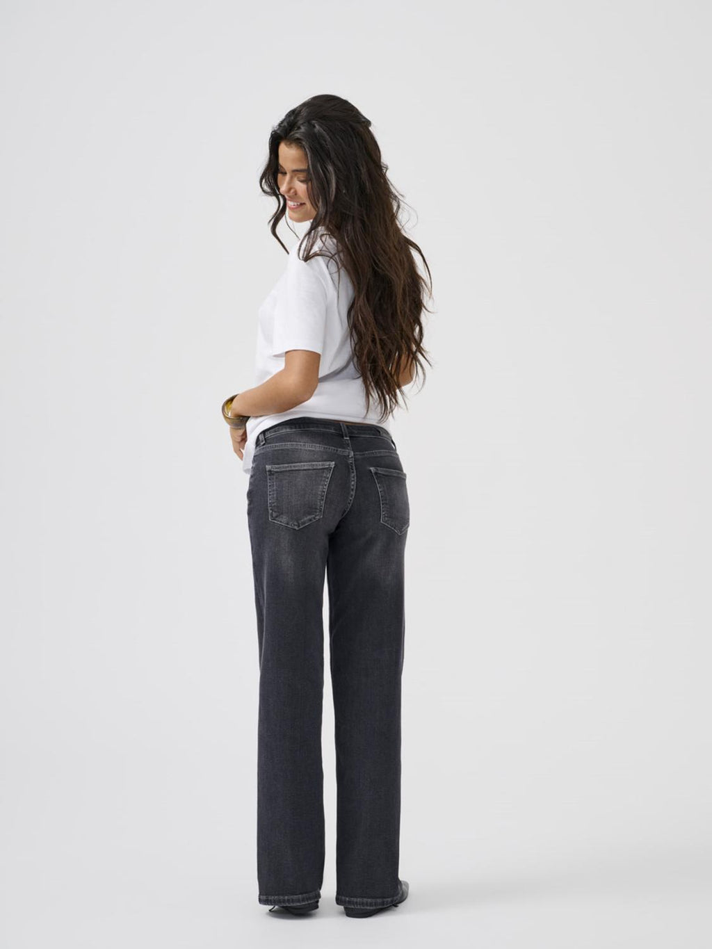 Jean Wide Leg Judy-O - Washed Black